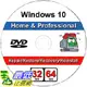 [106美國直購] 系統盤 Windows 10 32/64 Bit DVD SP1, Professional Home Edition. Recover, Repair Restor