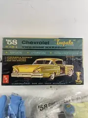 AMT 1958 58 Chevy Chevrolet Impala Model Car Kit 1/25 Vintage 2758 200