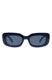 AIRE Orbit 54mm Rectangular Sunglasses in Black at Nordstrom One Size