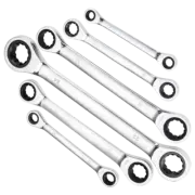 8-27mm Double End Ring Ratcheting Wrench Metric Spanner Car Hand Repair Tool