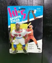 NSP Vintage Hi*5 Sports Stars Mr.BaseBall P22 Posable Action Figure on Orig Card