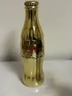 Coca Cola Bottle Latin Fever Ball 1999 Gold Commemorative Bottle