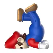 Super Crash Bro OG Red 9.5" Vinyl Figure by Josh Divine x Strangecat Toys mario