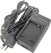 Single Mains/Car Battery Charger for DMW-BLE9E DMW-BLE9PP DMW-BLE9 DMW-BLG10E DMW-BLG10 Lumix DC-TZ100 DC-TZ95 DC-TZ90 DMC-GX7 DMC-GX85 DMC-ZS60 DMC-ZS70 DMC-ZS80 DMC-ZS100 DMC-ZS200 Camera