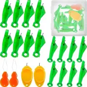 20 PCS Fish Type Needle Threaders Set for Sewing Machines (Compatible Only wi...