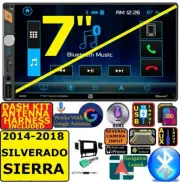 2014-2018 UP SIERRA SILVERADO BLUETOOTH TOUCHSCREEN USB SD AUX CAR RADIO PACKAGE