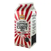 Great Western 1/2 Gallon Carton Red Cherry Cotton Candy Floss Sugar