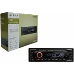 INFINITY ALPHA 100 藍芽 USB/AUX/SD/MP3 FM RADIO 1 DIN 無碟機