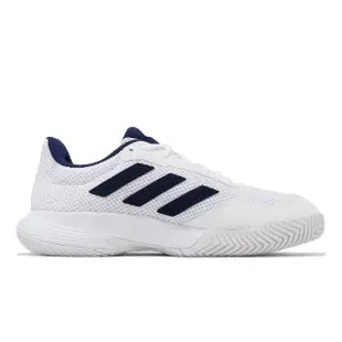 【adidas 愛迪達】網球鞋 Game Spec 2 男鞋 女鞋 白 黑 網布 皮革 緩衝 運動鞋 愛迪達(ID2470)