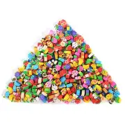 1000 Pieces Mini Erasers for Kids Bulk Small Animal Fruit Pencil Erasers Asso...