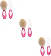 UPKOCH 6 Pcs 1 Baby Hairbrush Newborn Care Comb Scalp Massager Soft Brush for Infants