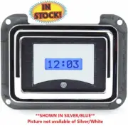 Dakota Digital VLK-40F-S-W - 1940 Ford Car Digital Clock - Silver/White