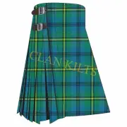 Johnstone Ancient 8-yard Scottish Handmade Traditional Tartan Kilt For Men