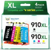 Kolor Expert 910XL Ink Cartridges Combo Pack Replacement for HP 910XL Ink Wor...