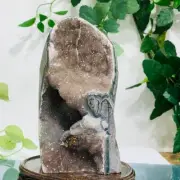 1130g Natural Amethyst Geode Mineral Specimen Crystal Quartz Energy Decoration