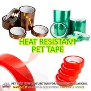 HEAT PROOF PET TAPE Electrical High Temperature Resistant Kapton Waterproof PVC