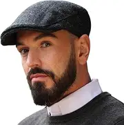[Hanna Hats] Men's Donegal Tweed Donegal Touring Cap