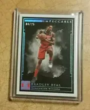 2018-19 Impeccable Bradley Beal Base Silver Holo 4/25