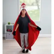 Your Zone Kids Santa Glow in the Dark Hooded Throw Blanket 40" x 50" NEW NWT