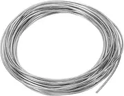 uxcell 99.99% High Purity Zinc Wire, 18 Gauge Pure Zinc Wire 1.2mm Soft Beading Lab Scientific Experiment Tool (16.4Ft/Roll)