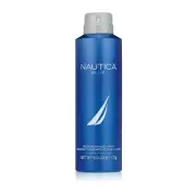 Nautica Blue Deo Body Spray 6 fl oz (Pack of 1), Notes of Basil, Jasmine, and Ce