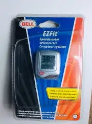 NEW Bell EZ Fit Speedometer For Cycling Bike Bicycle 1.5" Silver Sealed