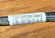 Supermicro CBL-00139-01-A-R miniSAS HD SFF-8643 Straight to Angled Cable 1 Meter