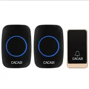 A10J Self-powered Wireless Waterproof Doorbell LED light No Battery DoorBell 200M Remote