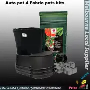 Auto Pot 4 Pots Kit With Fabric pots Hydroponic Grow System Autopot Watering Kit