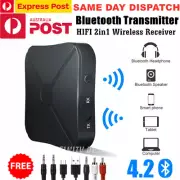 HIFI Bluetooth Wireless 2 in1 Transmitter Receiver Audio 3.5MM RCA Music Adapter