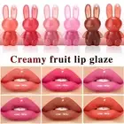 1*Rabbit Moisturising Lipstick Lip Gloss Plump Lip Glaze Moisturising 6 Colours