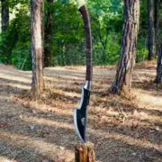 Handmade Carbon Steel Blade Tactical Viking Axe | Hunting Axe Camping Axe!