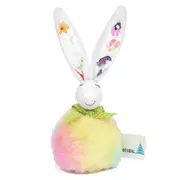Color Pompom Rabbit Plush Doll Babies Toy Cute Bunny Plush Toy Small Stuffed Animals Appease Sleeping Toy for Babies