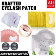 50/100/200PCS Under Eye Curve Eyelash Pads Gel Patch Lint Free Lash Extension AU