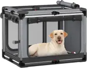 Collapsible Dog Crate: 42 Inch Foldable Soft Sided Dog Crate for Extra Large Dog