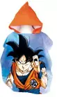 Dragon Ball Poncho 55x110cm Hooded Bath Poncho Beach Towel