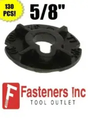 (Qty 130) 5/8" Round Malleable Washer Malleable Iron Plain Finish BULK BOX 40#