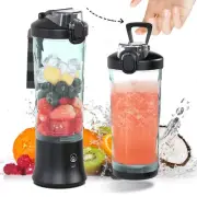Portable Blender,Personal Size Blender for Shakes and Smoothies with 6 Blade ...