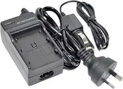 BTBAI EN-EL14 Battery Charger AC/DC Single for MH-24 EN-EL14a EN-EL14e MH-24 D3100 D3200 D3300 D3400 D5100 D5200 D5300 D5500 D5600 Df Coolpix P7000 P7100 P7200 P7700 P7800 Camera u1a