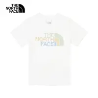 在飛比找蝦皮商城優惠-The North Face北面兒童白色純棉多彩品牌LOGO