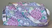 Vera Bradley Lighten Up Medium Active Duffel Bag HAPPY HYDRANGEAS ~ NWT