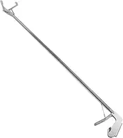 Stainless Steel Snake Catcher Clip with Lock Practical Tool for Garden and Zoo Use Non Slip Grip for Catching Various Snake Durable Design for Safe