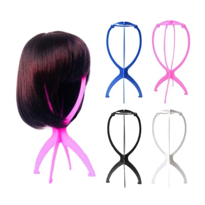 Wig Display Stand Mannequin Dummy Head Hat Cap Hair Holder Folding Stable ToolHD