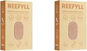 Reefyll Foaming Hand Soap 3 Refill Tablets, Dissolvable Plastic Free Hand Wash Pods, Just Add Water to Transform to Velvety Foam, Juicy Orange Scent Duo Pack