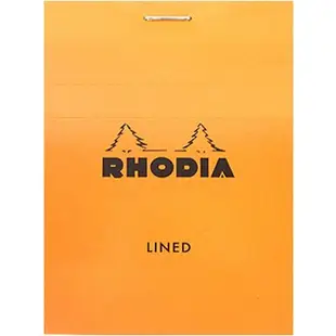 法國RHODIA 上掀式騎馬釘橫線筆記本/ A7/ Orange/ Lined