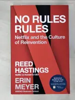 【書寶二手書T2／財經企管_JXN】NO RULES RULES_REED HASTINGS, ERIN MEYER