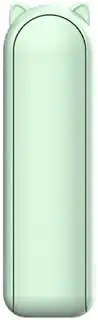 BOOC Hand Held Mini USB-C Rechargeable Fan, Light Tone, Three-Speed Wind, For Home or Office, Travel and Outdoor (Green)