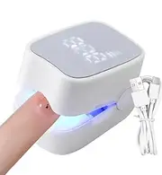 LED Nail Lamp - LED Light Dryer | UV Lamp Led Nail Lamp | Portable Digital Display Manicure Light | Dryer for Gel Polish | Compact Polish Gel Lamp for Home, Travel, Business Trip