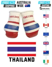 THAI FLAG / THAILAND Mini Boxing Gloves, SOUVENIR / ORNAMENT