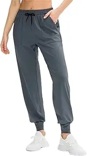 [Generic] Women's Casual Loose Running Sports Jogging Pants, Quick Drying Sports Pants with Pockets, Drawstring Yoga Sports Pants